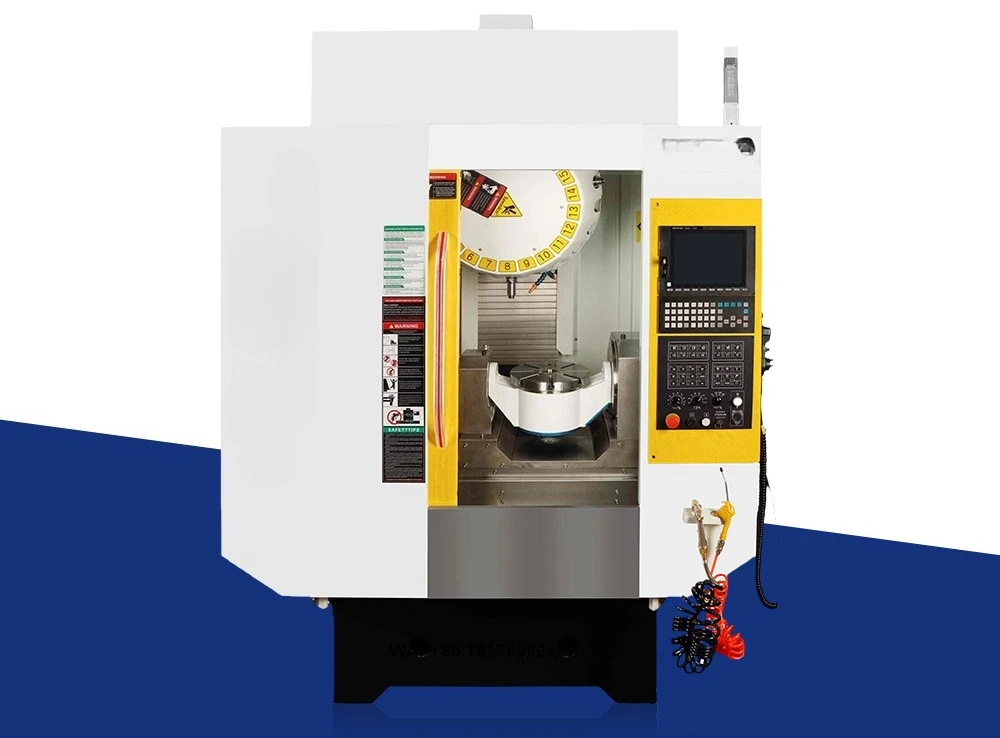Leyo U200 5 Axis Vertical Machining Center 260mm Working Table BT30 Spindle Single Automatic Tool Change