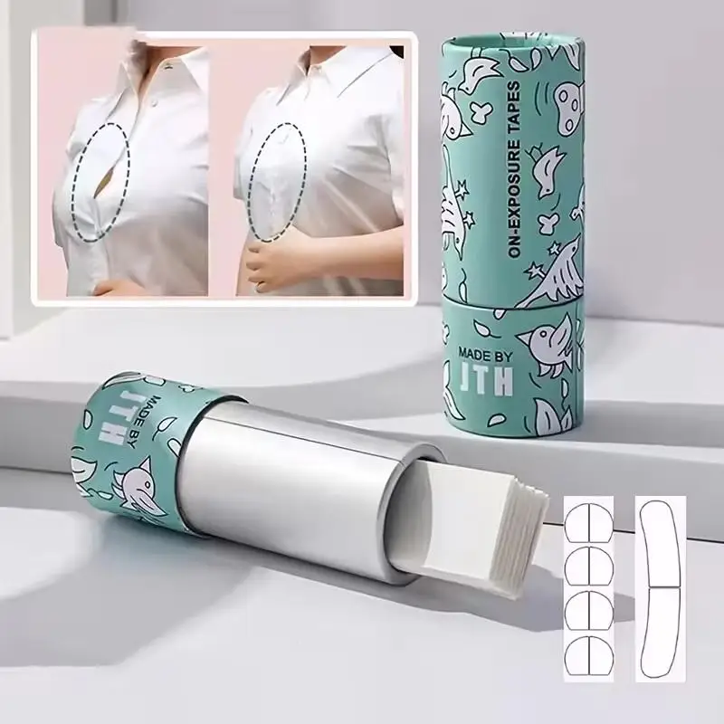 Double Sided Clear Self Adhesive Invisible Body Tape Lingerie Sticker Gentle for Pregnant Women Daily Wear