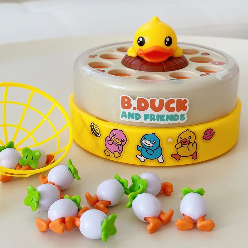 Duck Jumping Board Game Crazy Kid Montessori Launch Duck Frog Toys for Boys and Girls Focus Training Family Game Birthday Gift