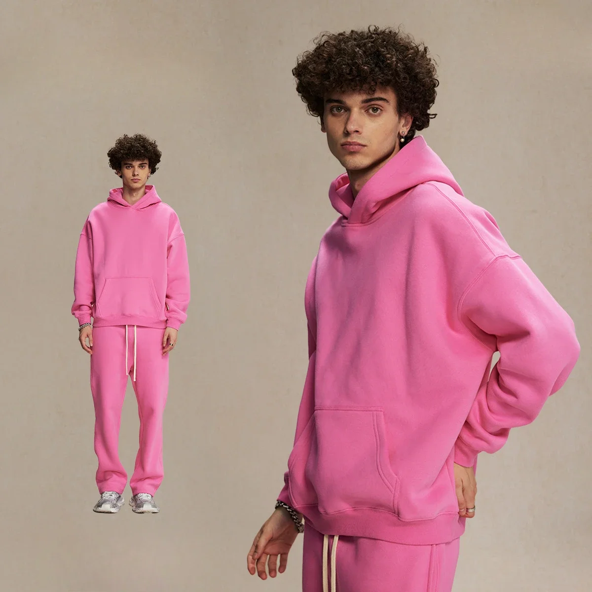 26 Colors Men's Women's Unisex Casual Hoodie Wool Warm Loose Oversized Hoodie American Solid Color Hoodie Autumn Winter Clothing