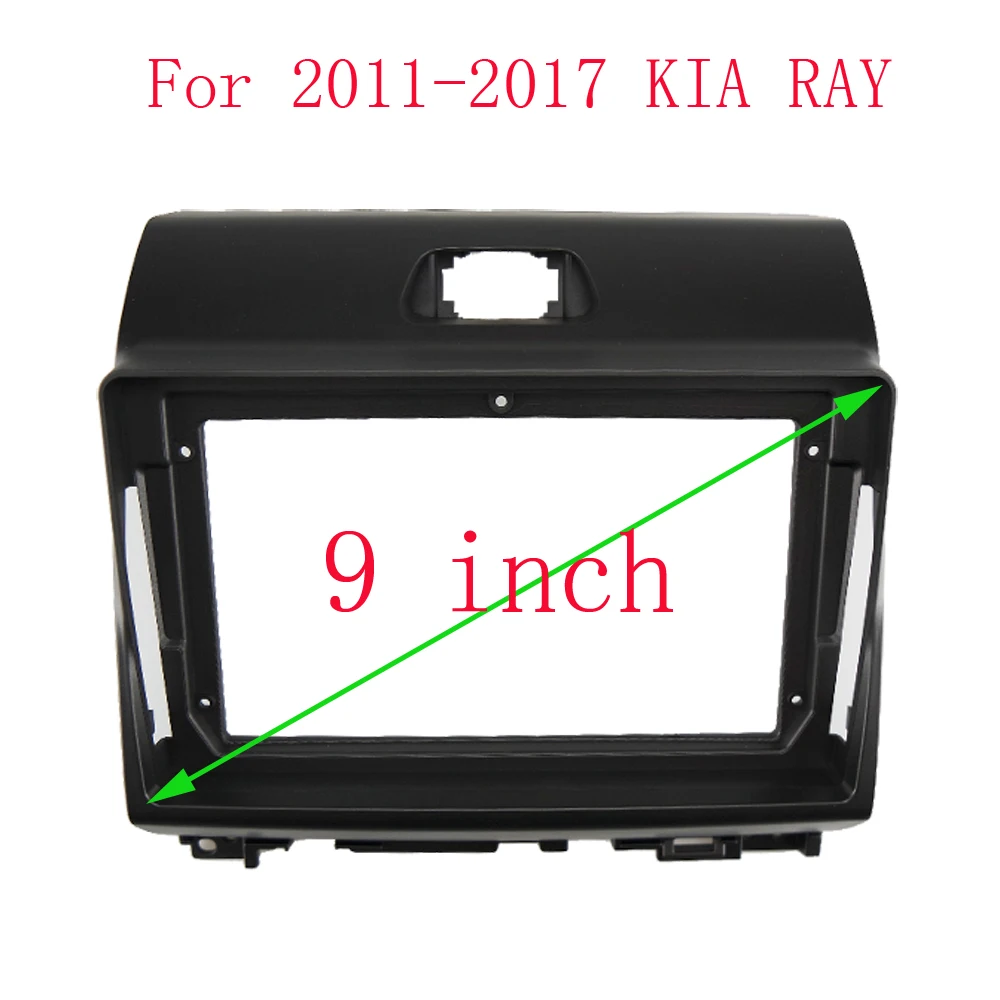 YONGBING 9 inch Android all in one Car Radio Fascia Frame Adapter For KIA Ray 2011-2017 Stereo Dashboard Kit Face Plate Cable