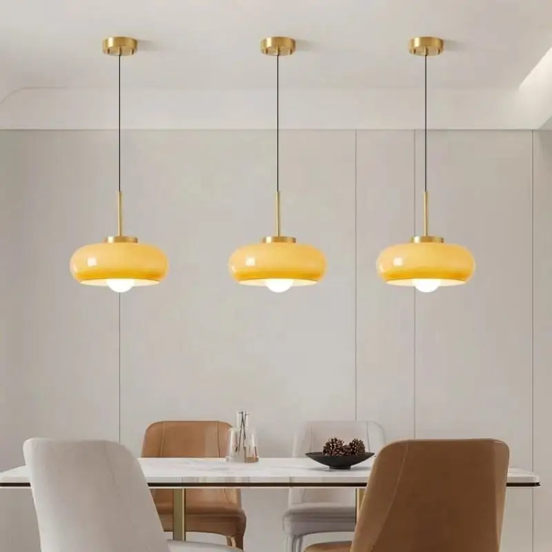 

Modern Ceiling Lamp Lighting Golden Glass Pendant Light for Living Room Dining Room LED Glass Chandelier