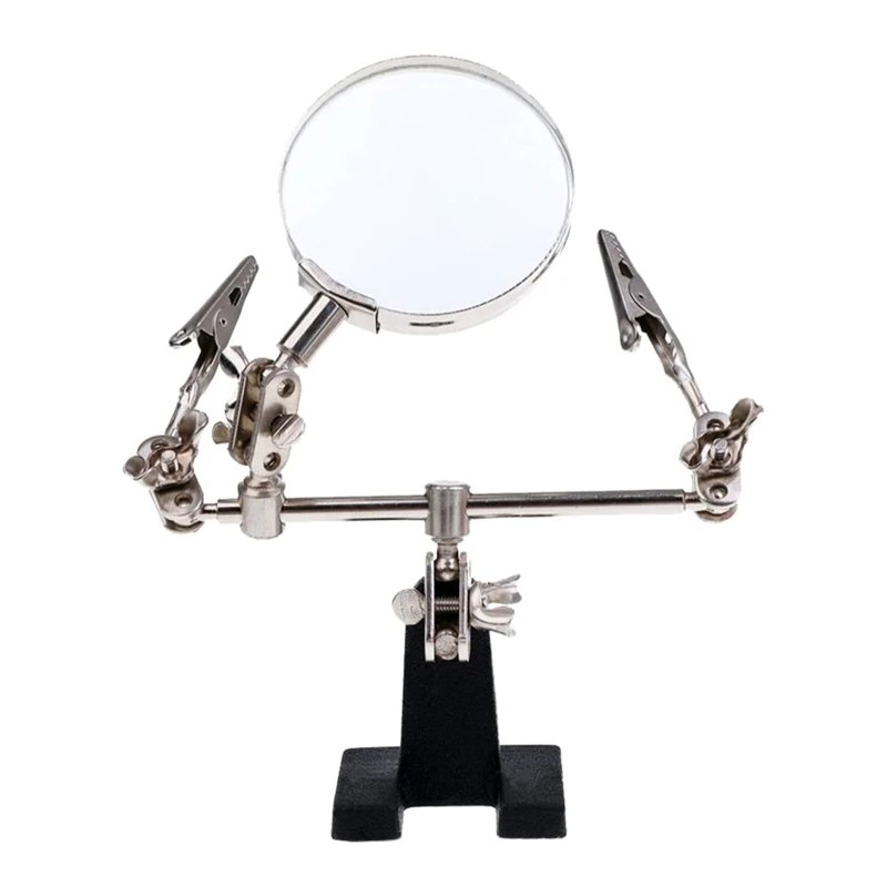 Helping Hands Magnifier with Dual Adjustable Clips in 2.5x