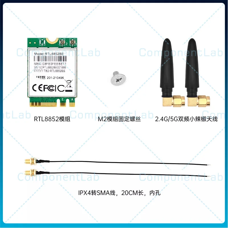 RTL8852BE WIFI Bluetooth BT5.2 module for PCIE card computer special-purpose