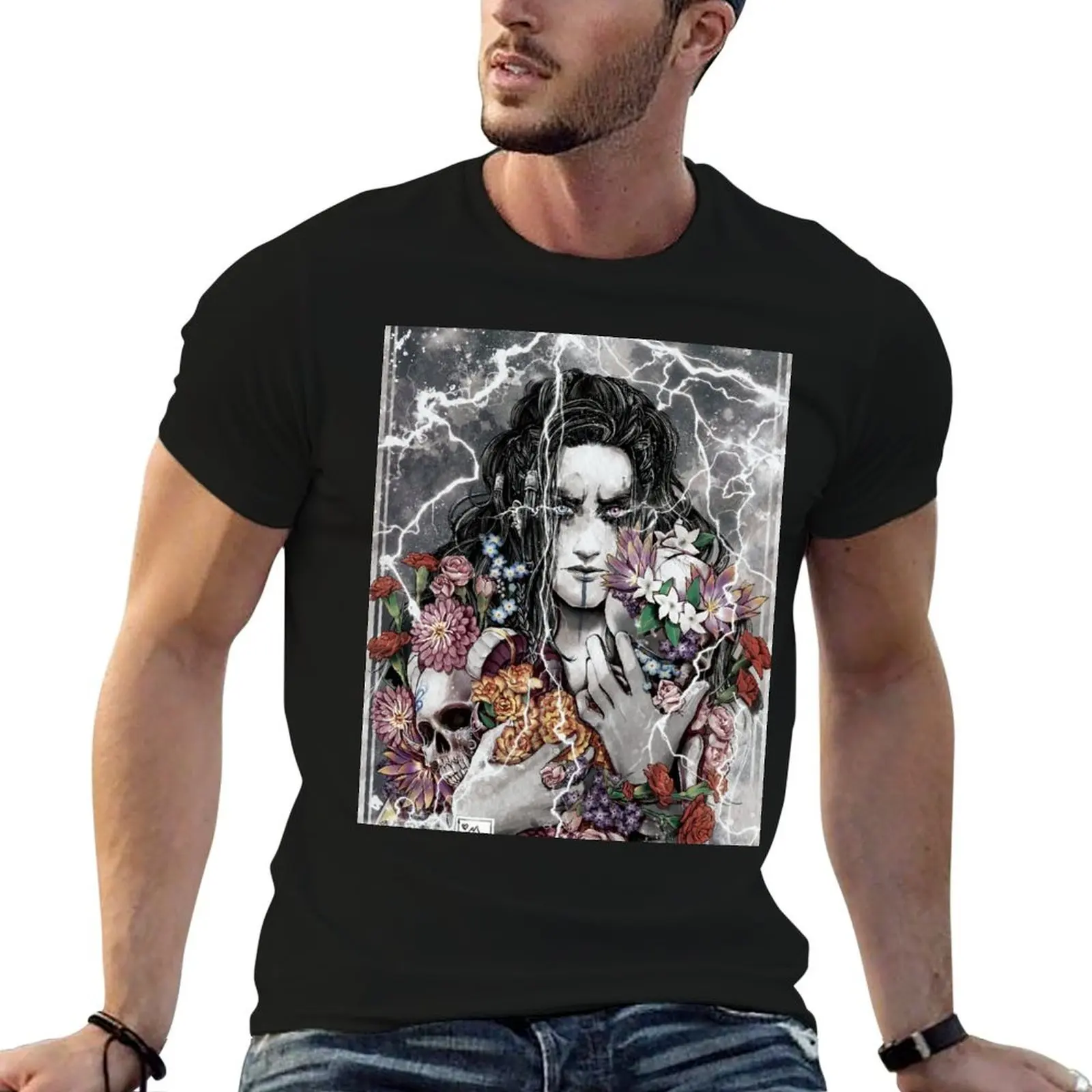 

9 Flowers for Yasha T-Shirt t shirts for man cotton soft man graphic t shirt t shirt man casual T-Shirt
