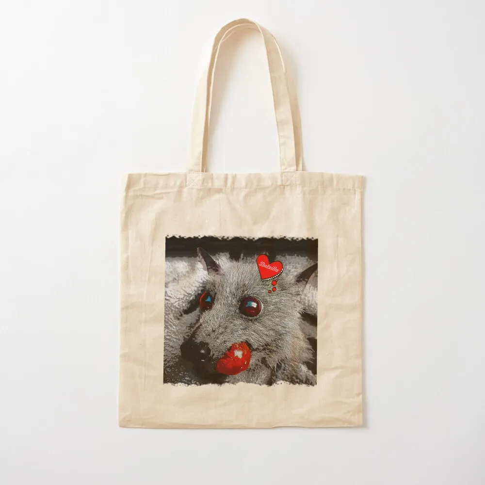 

Batzilla - Miss Coconut loves Batzilla's grapes Tote Bag tote bag canvas Cloth bags Cloth bag