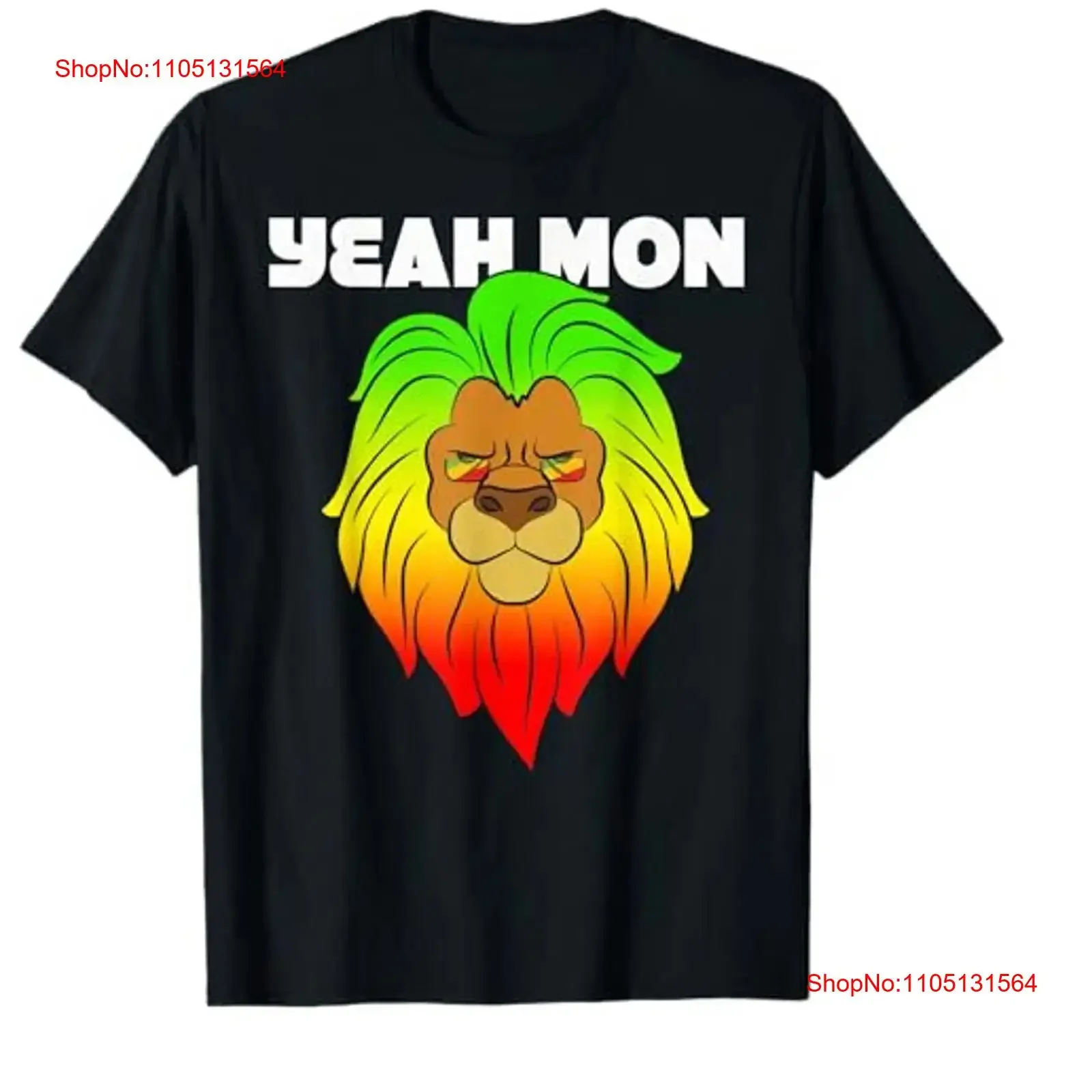 Yeah Man Mon Rasta Lion Reggae T Shirt vintage Washed Breathable fashion Stretched Unisex designer clothes