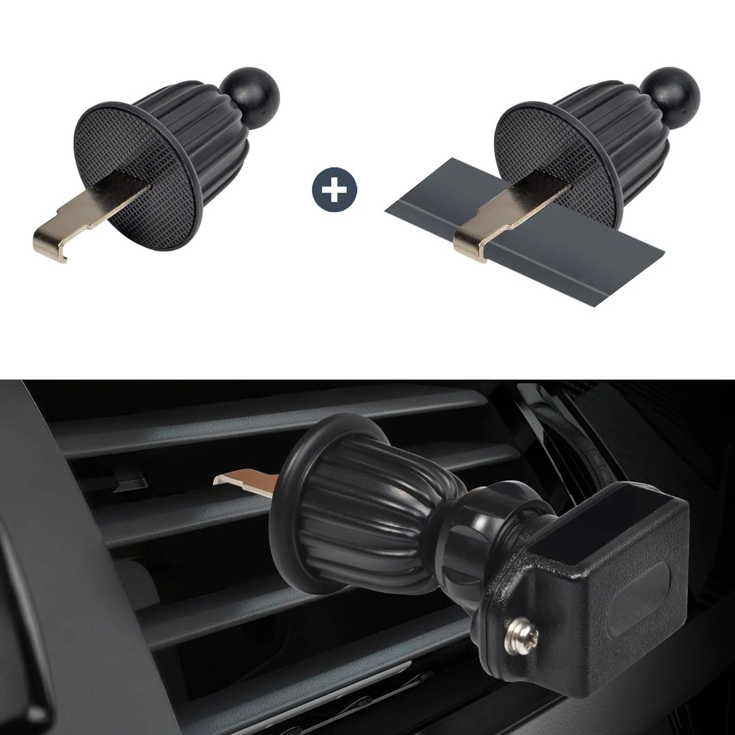 Handheld Radio Car Mount Speaker, Mic Car Holder, Dispositivo de contato estacionário, Suporte Walkie Talkie