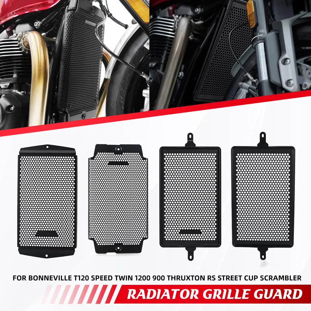 

Motorcycle Radiator Grille Guard For Street/Speed Twin 900 1200 2025 2026-2017 Cup/Scrambler Bonneville T100 T120 Radiator Guard