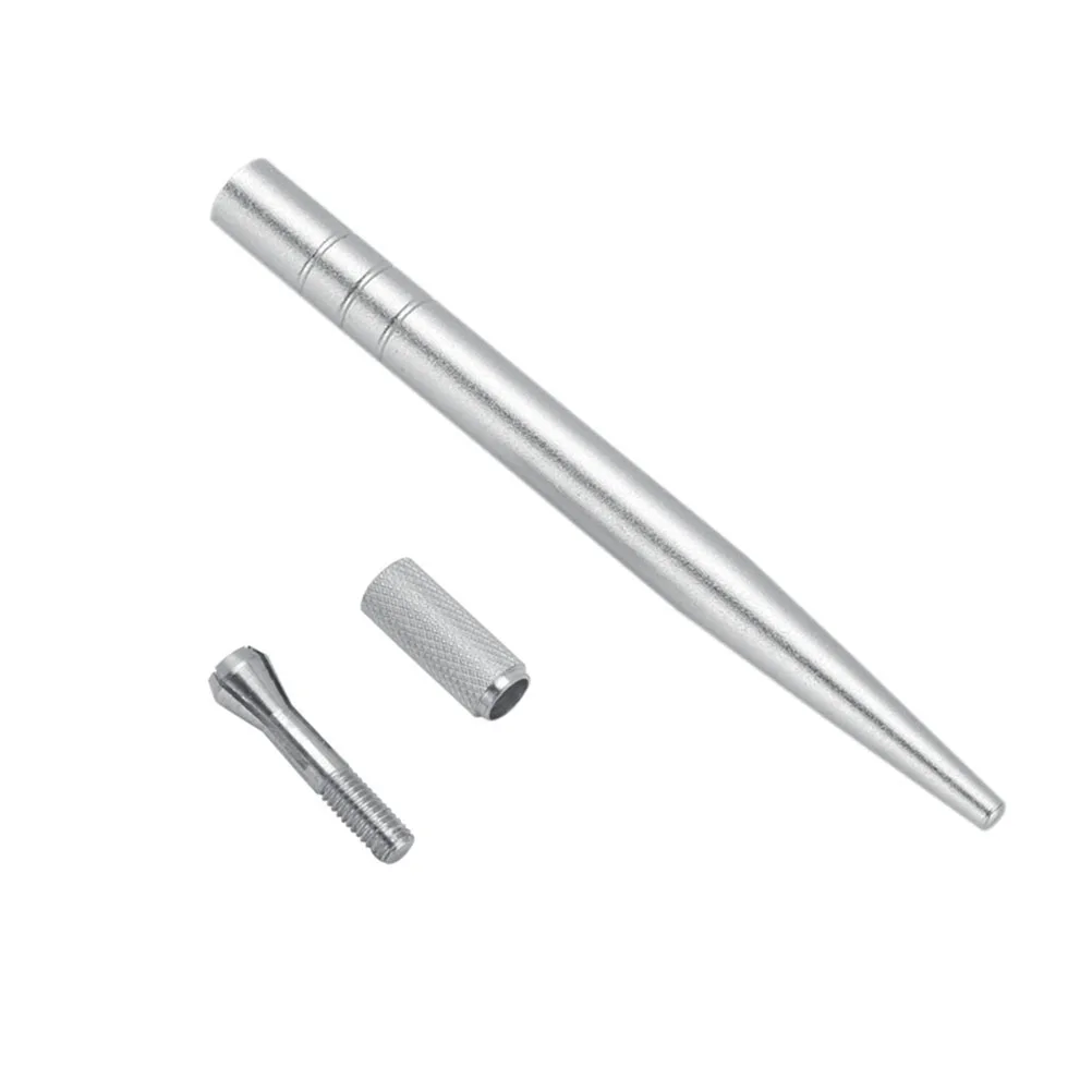 1 قطعة قلم الحواجب اليدوي الفضة رقيقة إبرة مدببة التطريز ماكياج القلم الحاجب الشفاه بطانة ندبة التمويه الوشم