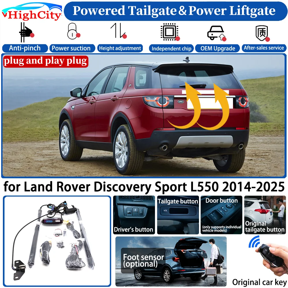 for Land Rover Discovery Sport L550 2014-2025 Automatic Smart Powered Tailgate Power Liftgate System Strut Trunk Lift Kit