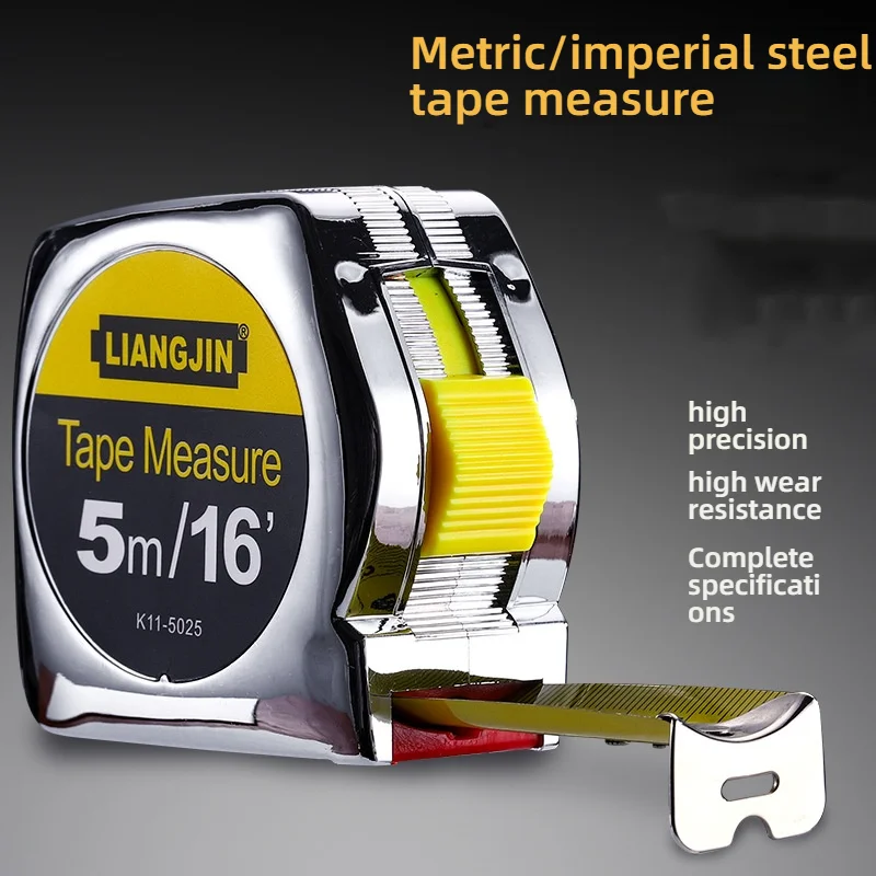 

5M & 10M Steel Tape Measure | Heavy-Duty, Wear-Resistant | High-Precision for Woodworking, DIY & Construction | Thickened