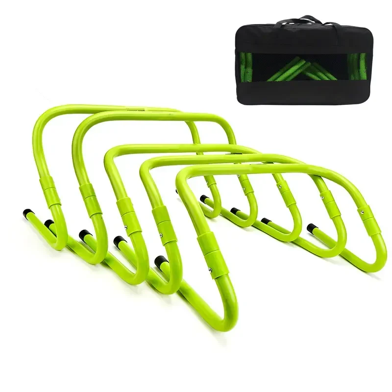 

Adjustable Soccer Agility Training Equipment Removable Football Barrier Rack Folding Straddle Rack Hurdle Accessory for Training
