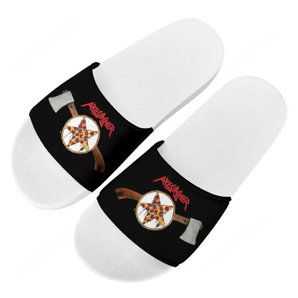 Axeslasher Rock Band Slippers Home Water Shoes Mens Womens Summer Slipper Retro street Indoor Outdoor Shower light Pool Sandals