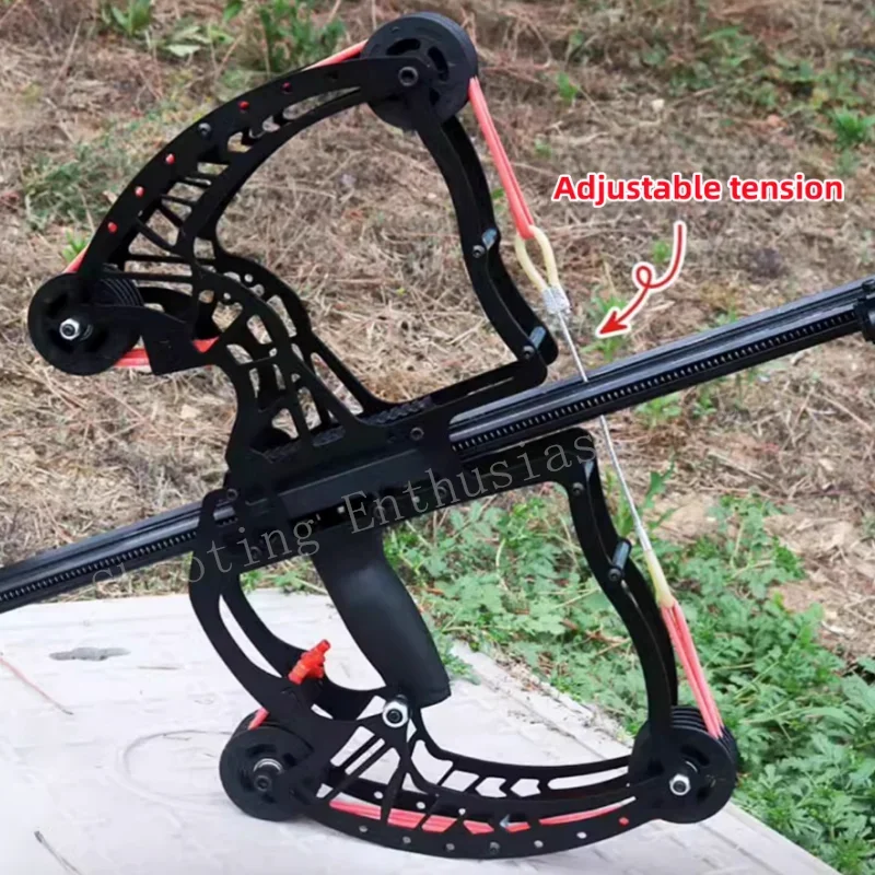 

High Power High-precision Aiming Slingshot Outdoor Remote Shooting Slingshot 50 Consecutive Compound Bow and Arrow