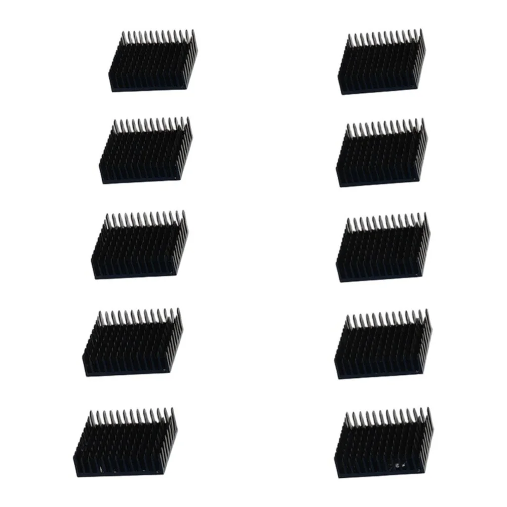 Aluminum 42 Stepper Motor Heat Sink 10pcs for 3D Printer 40x40x11mm Compact Design with Thermal Conductive Pad