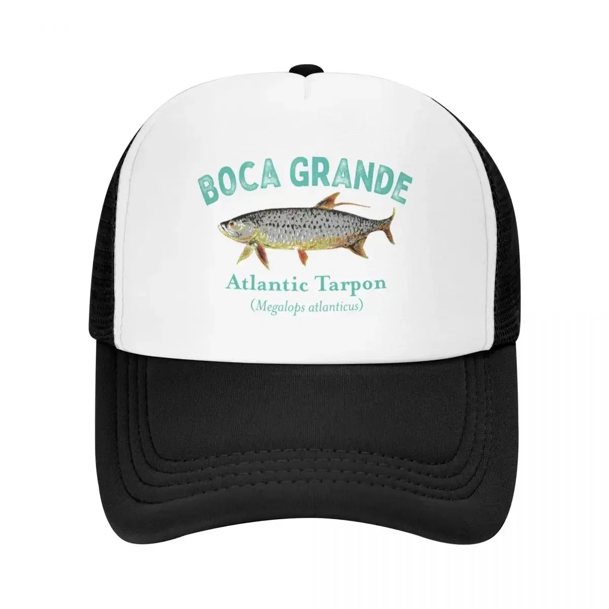 Boca Grande Florida Tarpon Fishing Design Baseball Cap black Kids Hat Men's Hats Women's