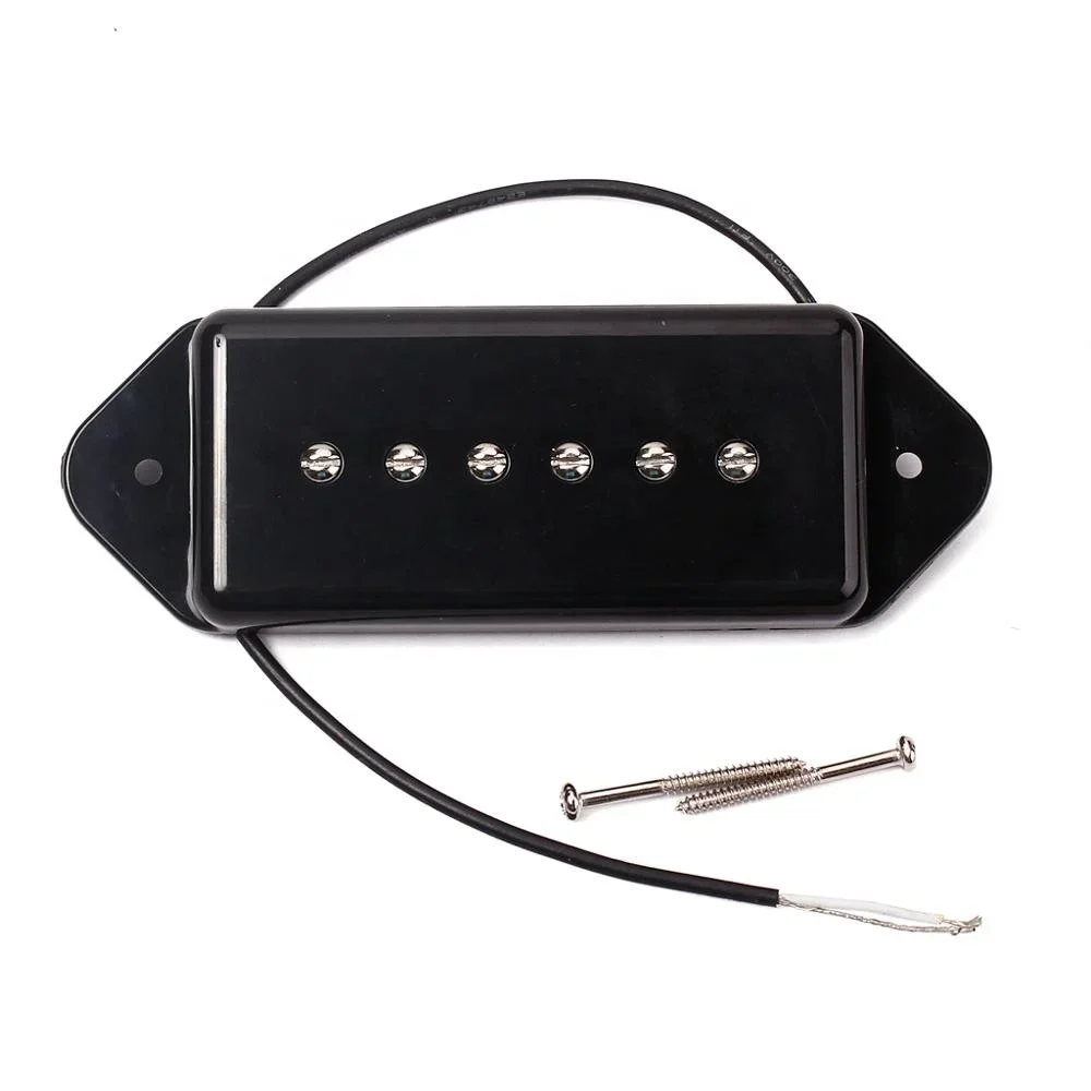 

GMB204-1 P-90 Dog Ear HUM-CANCELLING Pickup - P90 BLACK Guitar Pickups