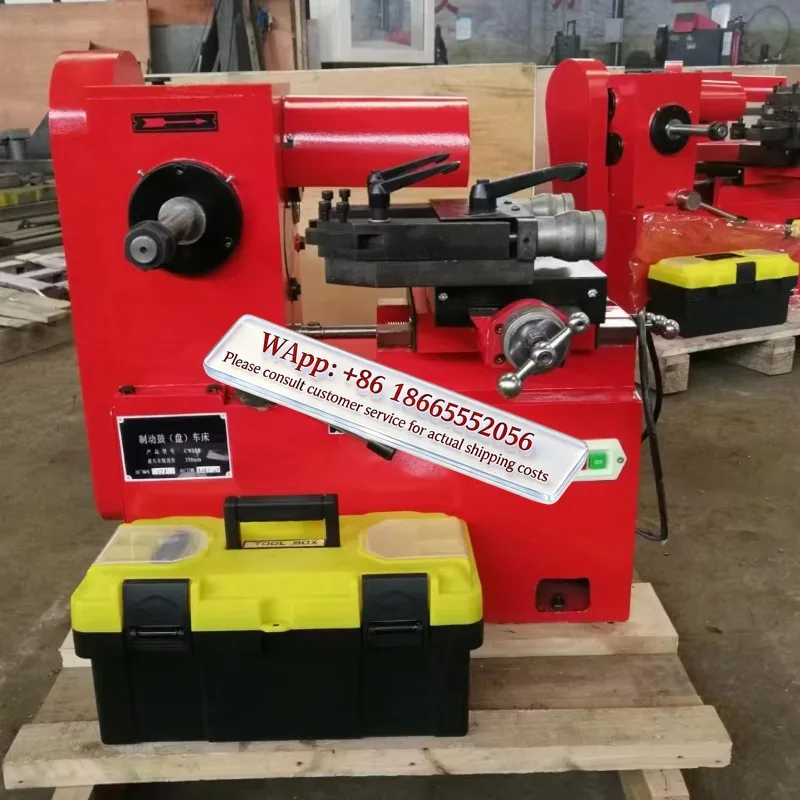 CE Certified Auto Iron Car Brake Disc Machine Drum Lathe Repair Equipment Excellent Factory Stock for Vehicle Maintenance