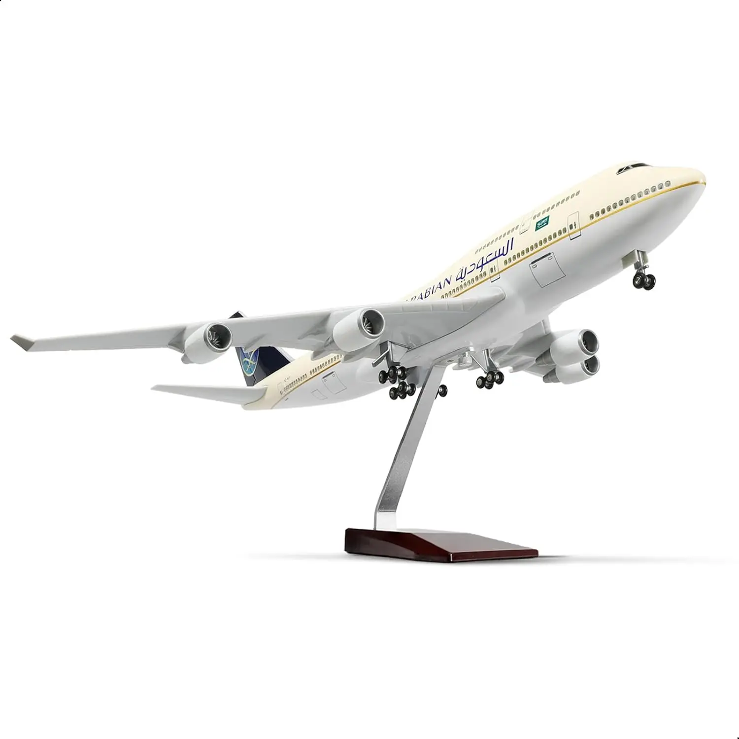

1/160 Saudi Arabian B747 Large Scale Model Airplane Kits for Adult Aviation Enthusiasts Aircraft Gifts or Airplane Collections