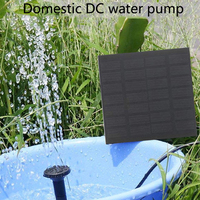 1PC Solar Fountain Pump Kit with Panel for Bird Bath Outdoor Pond Garden Courtyard Fish Tank Water Feature