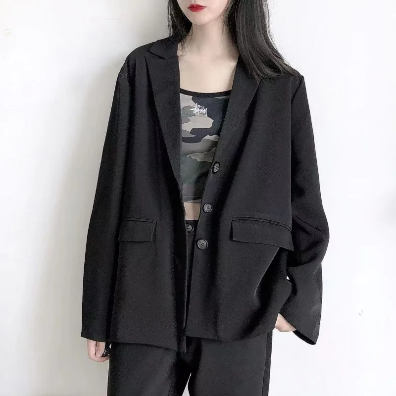 

Eam Jacket Блейзер Женская одежда Весна и осень Новый корейский модный свободный повседневный студенческий топ