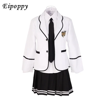 Student Long Sleeve Chorus School Uniform Junior High School Boys and Students Students Korea JK Uniform Set