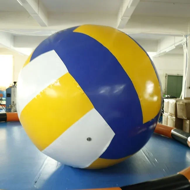 Oversized Inflatable PVC Beach Ball Transparent Design for Volleyball Games and Party Decor