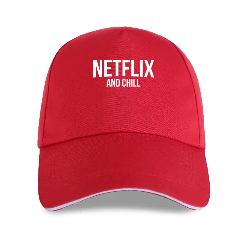 New Netflix And Chill Funny Joke Trending Premium Quality T- Baseball cap - Up To 5XL