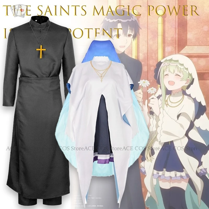 

Женский костюм на Хэллоуин, Saint Ceci lia andPastor Lawrence, платье монахини для косплея, Ver Character disfraz Adulto, одежда в стиле аниме
