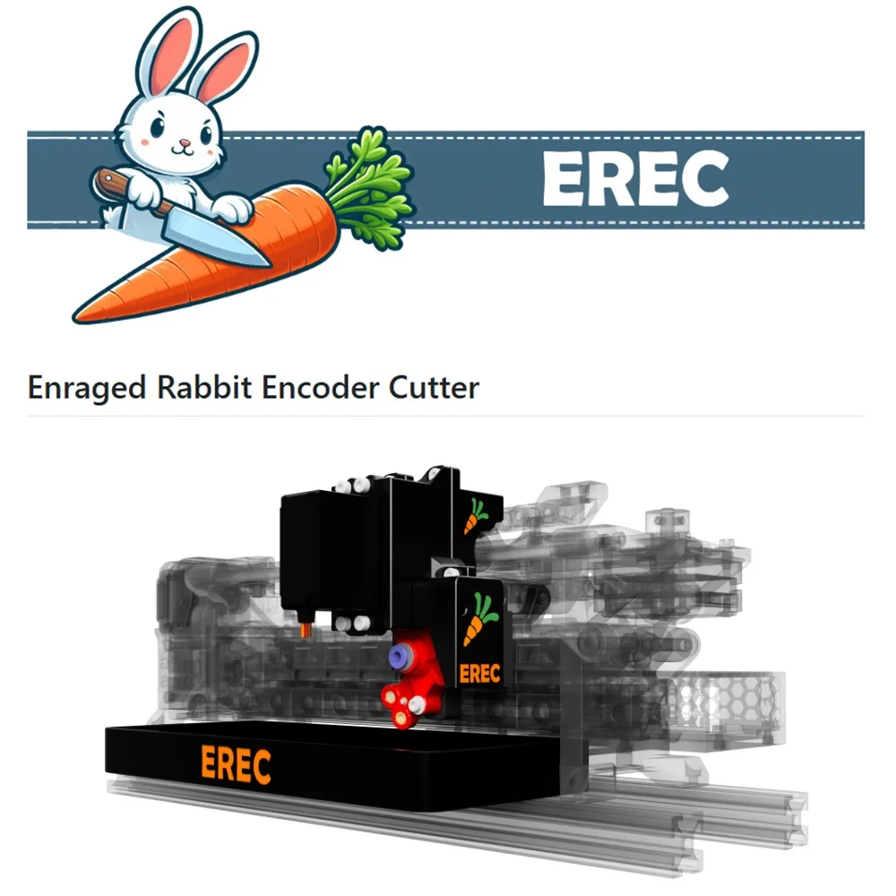 Upgraded ERCF V2 Enraged Rabbit Encoder Cutter Kit Filament Cut For ERCF V2.0 Voron 2.4 Trident