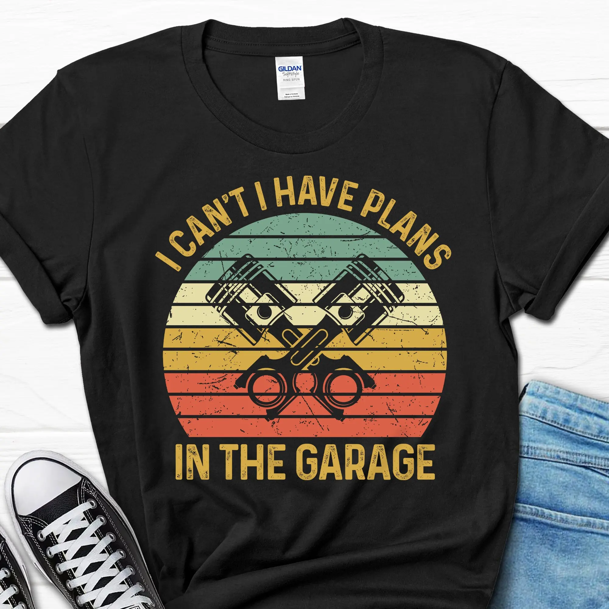 

Grandpa Engineer T Shirt For Him Mechanic Papa Men Husband From Wife Dad Men's Funny Father's Day s