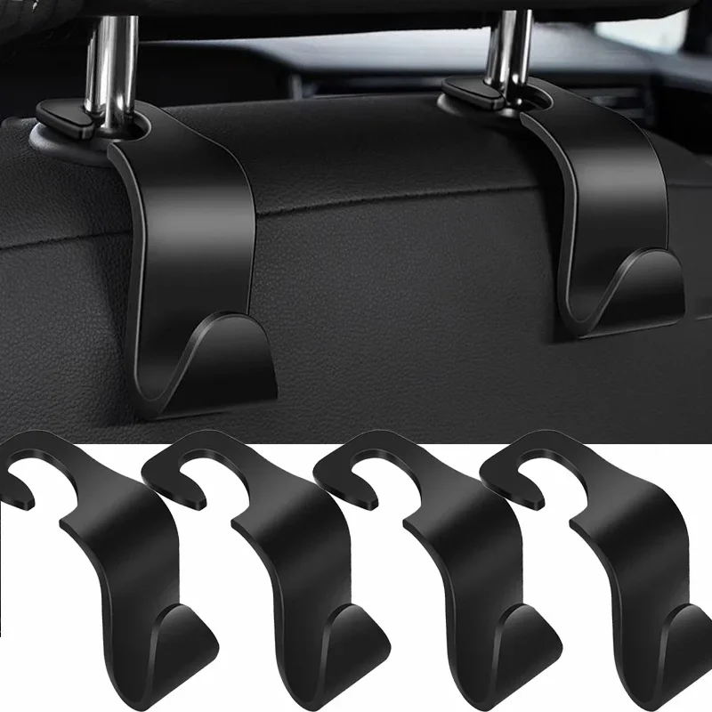 

Универсальный крючок для подголовника автомобильного сиденья, крючки для хранения, вешалка для хранения, органайзер на заднее сиденье автомобиля, держатель, авто аксессуары для интерьера, 4 шт.