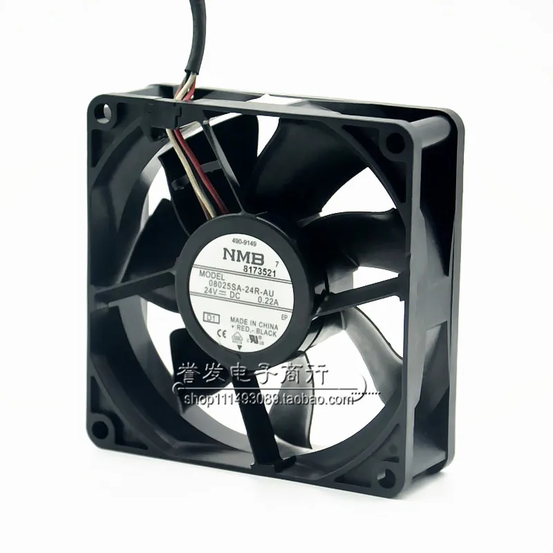 NIEUWE ORIGINELE 08025SA-24R-AU 24 V 0.22A 8025 80x80x25mm KOELVENTILATOR RADIATOR