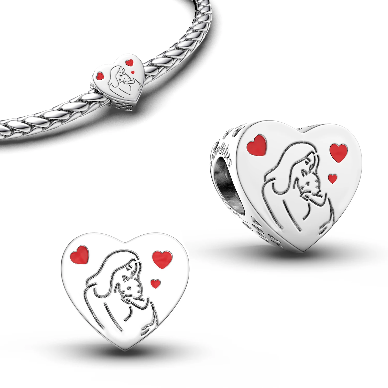 

925 Women's Silver Fashion Jewelry Charms for Bracelet Pendant Sterling Beads Pendants Bracelets Italian Charms Accessories 925