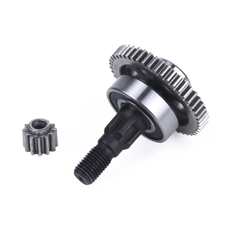 2Pcs 47-Groove Lawn Mower Gear Set with Shaft and Pinion, Lawnmower Replacement Gear Components