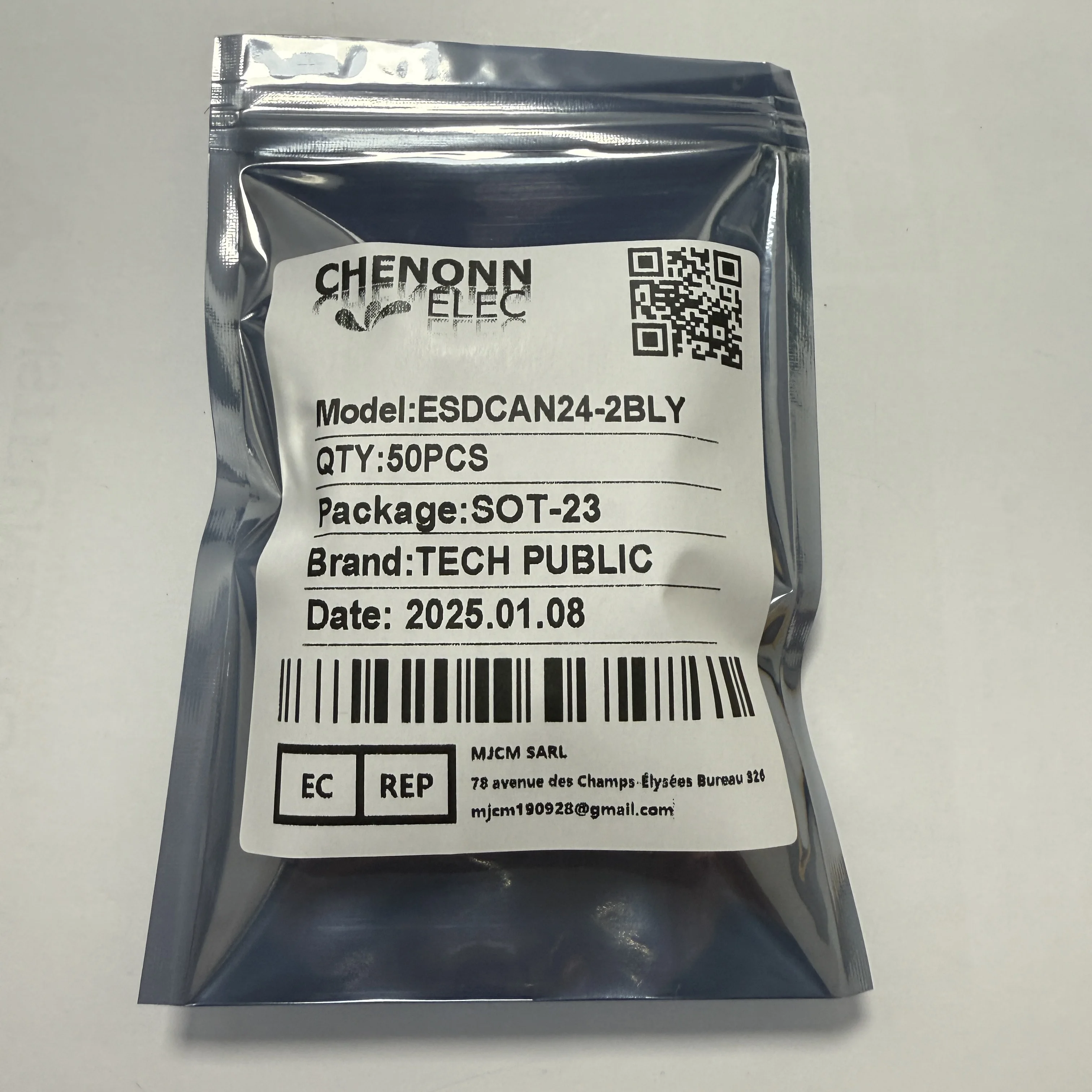 50PCS/LOT ESDCAN24-2BLY (ESD Protection Devices)