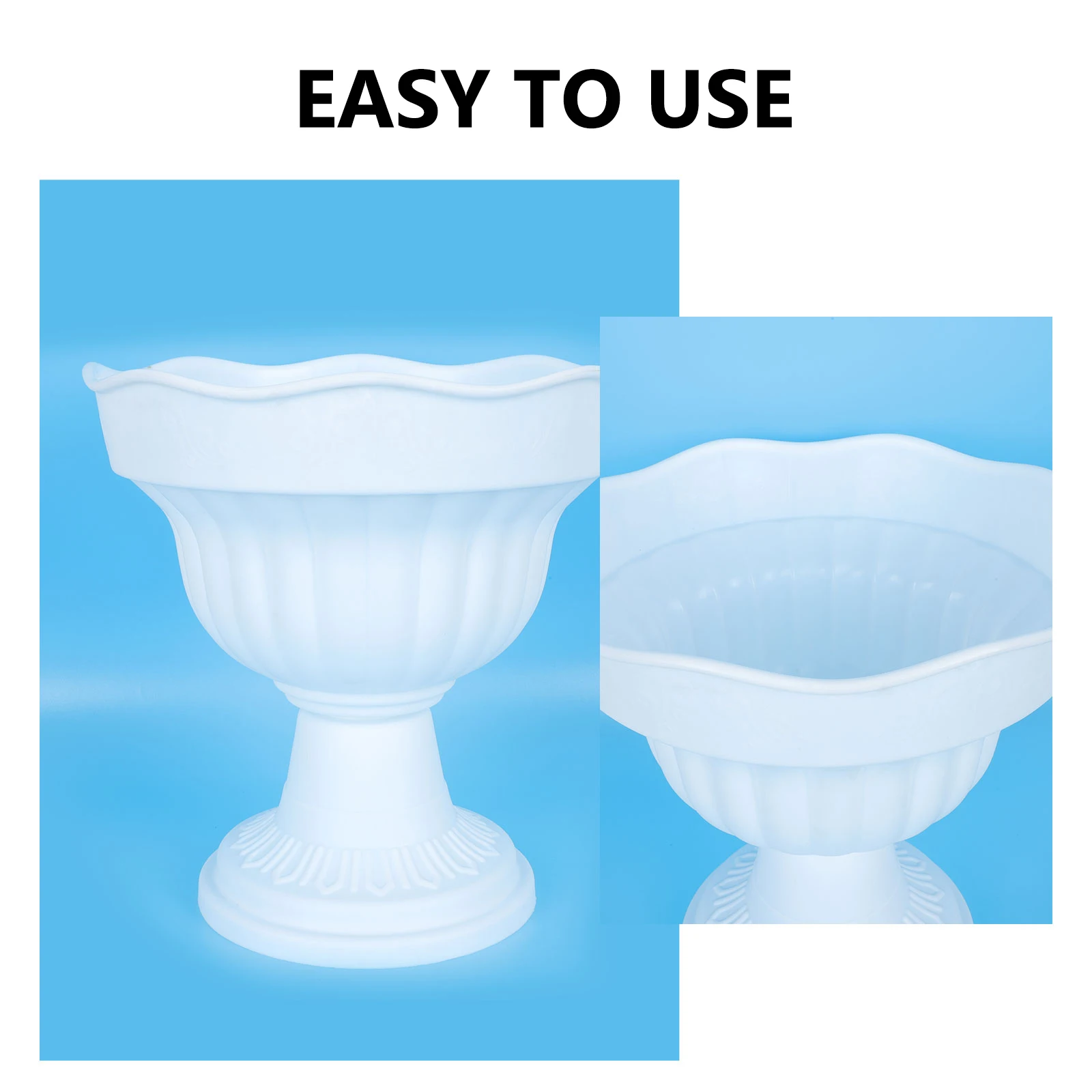 

Wedding Flower Retro Decorative Garden Plant Balcony Door Adornment Decorative Flowerpot Plastic Outdoor Indoor