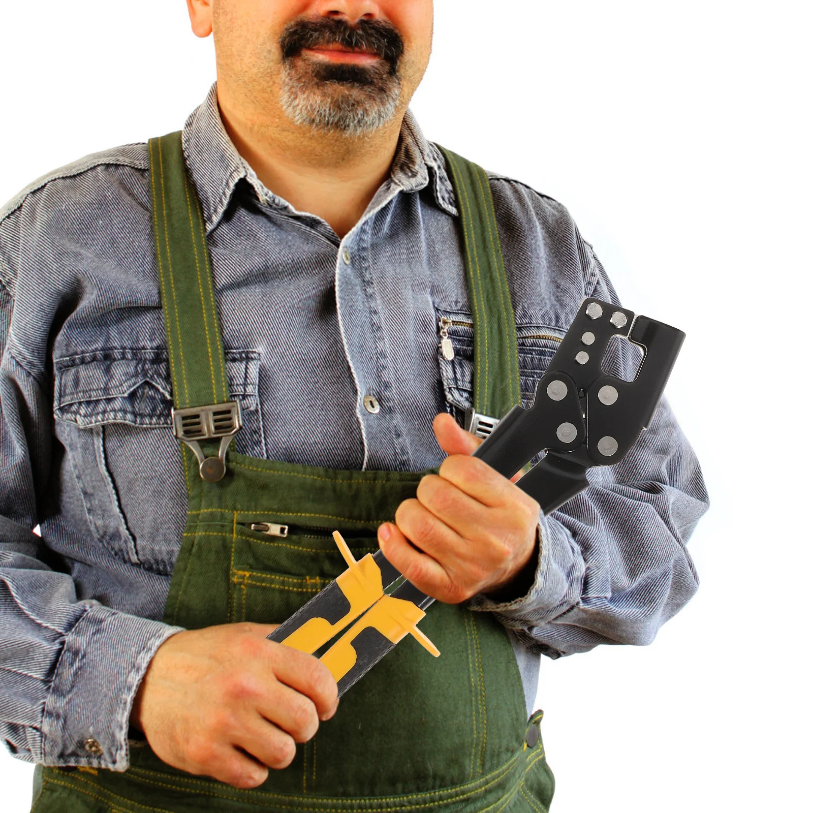 

Metal Keel Clamp Pliers 0.5-0.8Mm Steel Crimper For Drywall Framing Punching Tool Keel Fastening Joiner Flat Mouth Pliers