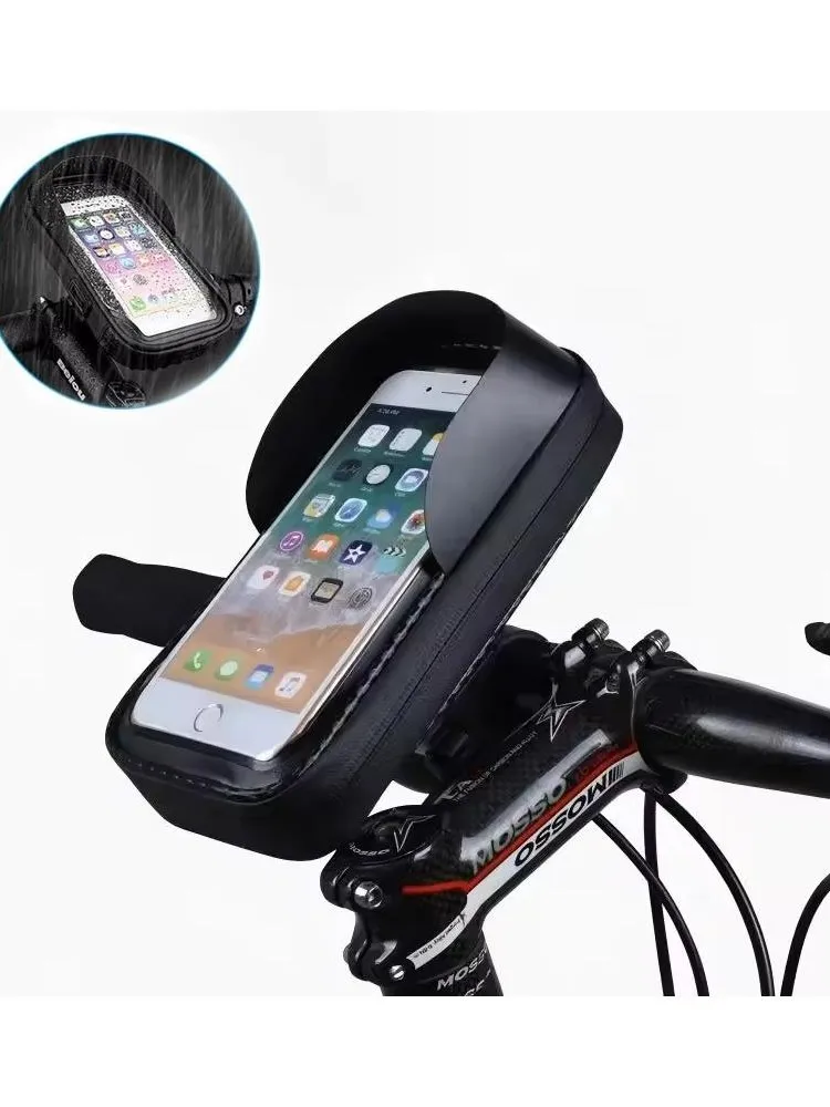 AliExpress BRYNTHORX Bike Phone Holder Bag Waterproof Bicycle Handlebar Bag 360° Rotatable Protective Case For iPhone Xiaomi Huawei Phone Accessories