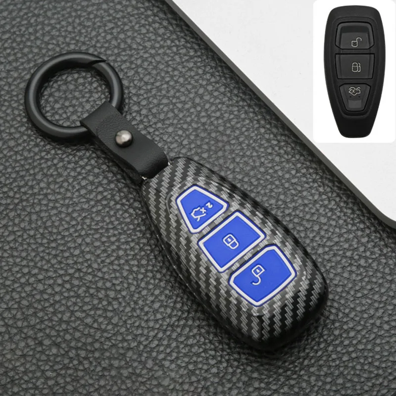 ABS Smart Car Key Silicone Cover Case For Ford Focus 3 4 ST Mondeo MK3 MK4 Fiesta Fusion Kuga 2013 2014 2015 2017 2018