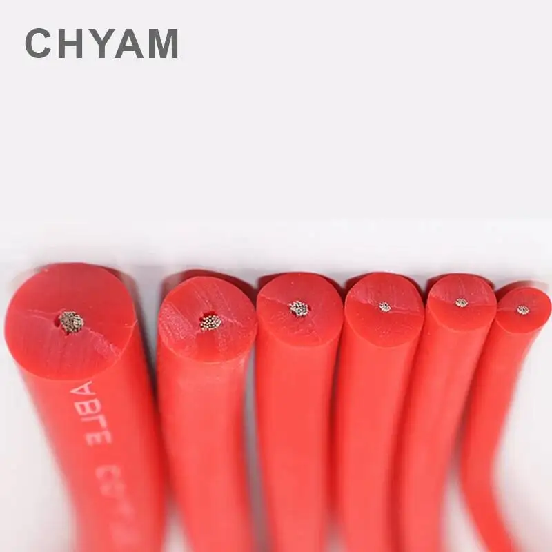 5m Red Soft Silicone Wire High-voltage Wire And Cable 10KV 15KV 20KV-20AWG 18AWG 17AWG 15AWG Anti-breakdown