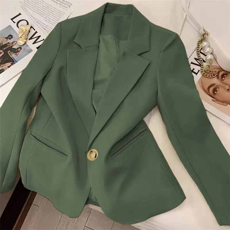 Women Jacket Chic Elegant Casual Sports Ladies Suit Korean Fashion Jacket Women Blazers 2025 New Spring Autumn Female Outerwear