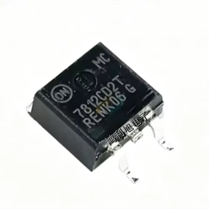10PCS/Lot MC7805BD2TR4G MARKING:MC7805BD2T Standard Regulator Pos 5V 1A 3-Pin(2+Tab) D2PAK T/R