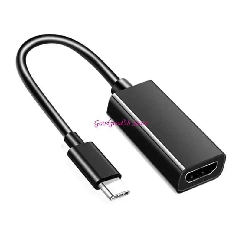 

Aluminum USB C HDTV-compatible Adapter 4Kx2K Resolution Wide Compatibility for HDTVs Monitors Presentations W8EC