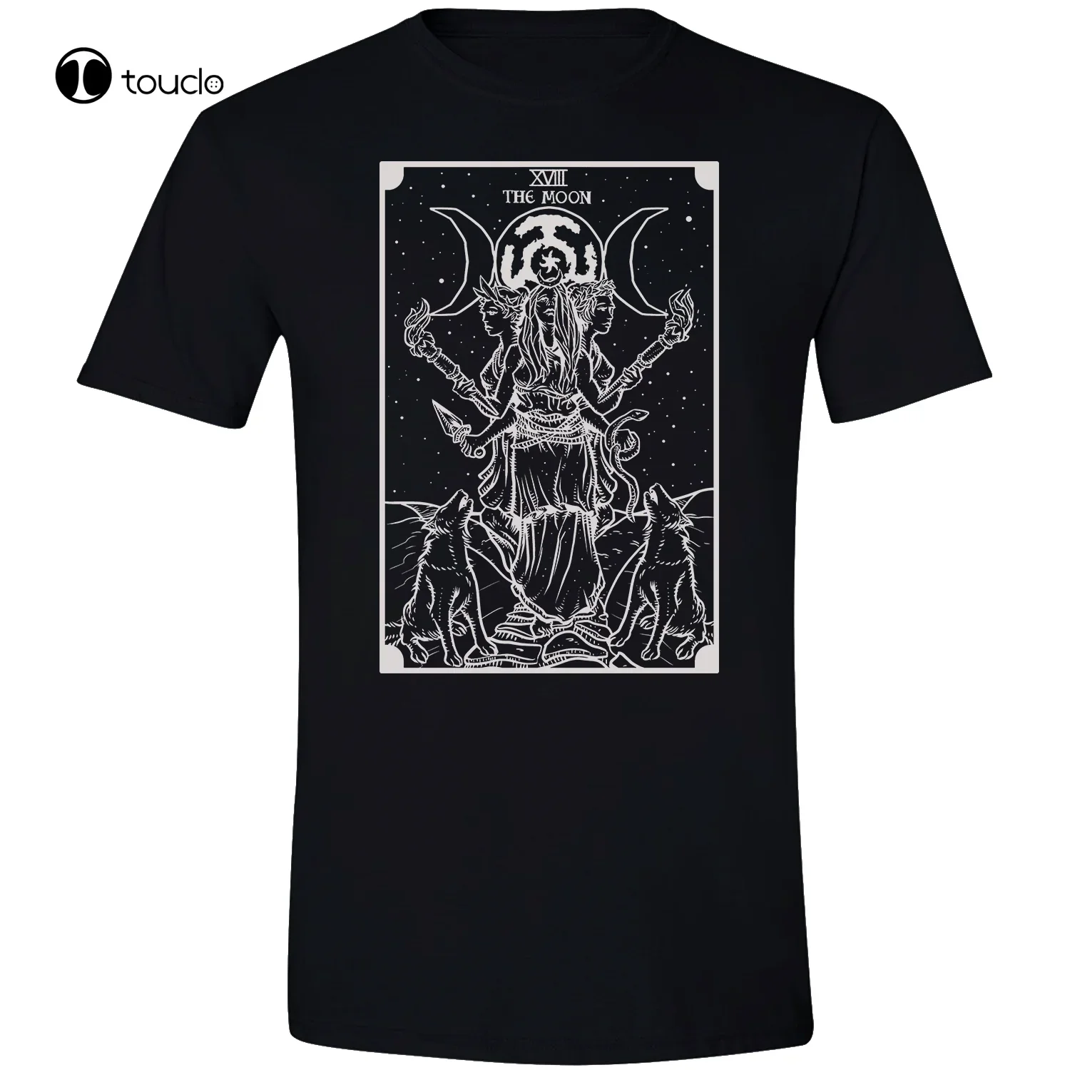 Hecate Triple Moon Goddess Tarot Card Shirt Hekate Wheel Traditional Witchcraft