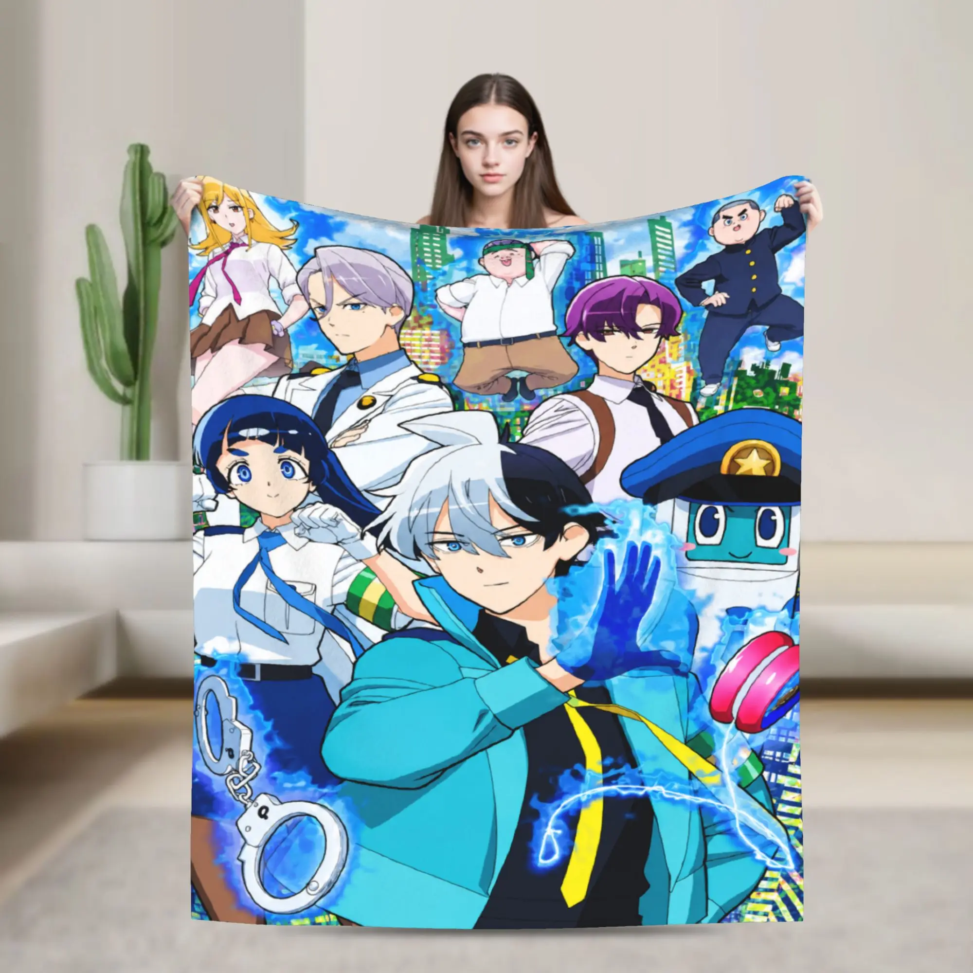 Choujun! Choujou-senpai Blanket  Travel Flannel Bedding Throws For Couch Chair Sofa Bed Soft Warm Customized Bedspread Gift