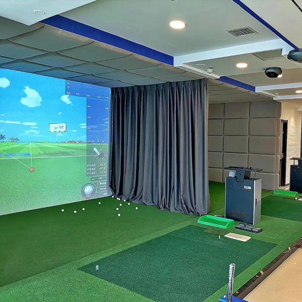 Factory Direct 2026 Top Rated Korea Indoor Analog Golf Practitioner Digital Sports Tide Play Experience Hall