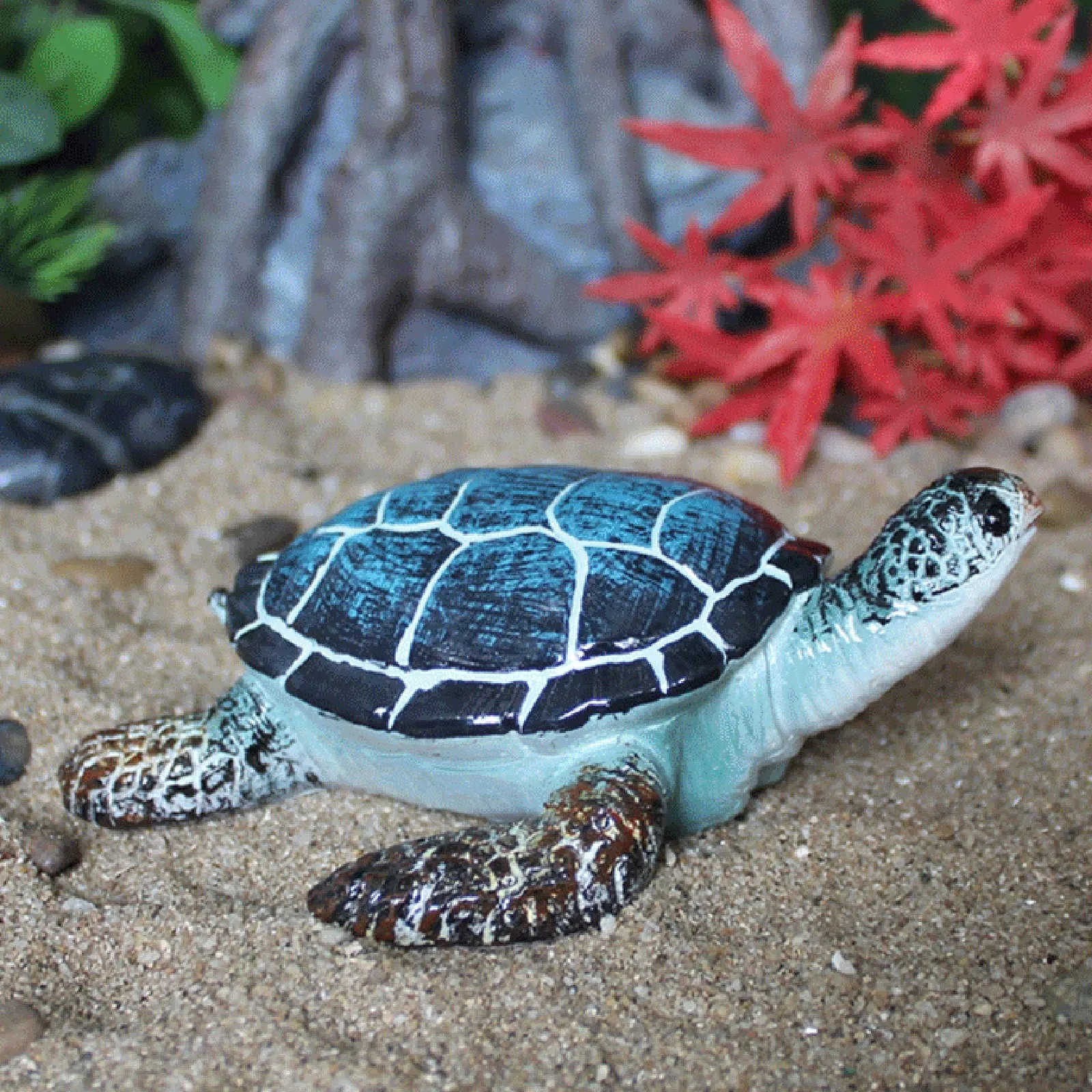 Summer Beach Beach Decoration Pool Decoration Sea Turtle Ornament Innovative Sea Turtle Ornament Garden Micro And Ornament Set