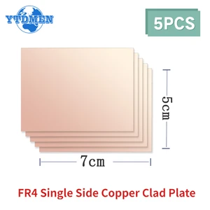 5 adet fr4 pcb 5x7cm kart, bakır kaplı tarafı-benzersiz dıy kiti, pcb, devre laminat bir 5 * 7cm Sunucu için plakanın ilk 10 satışı №9